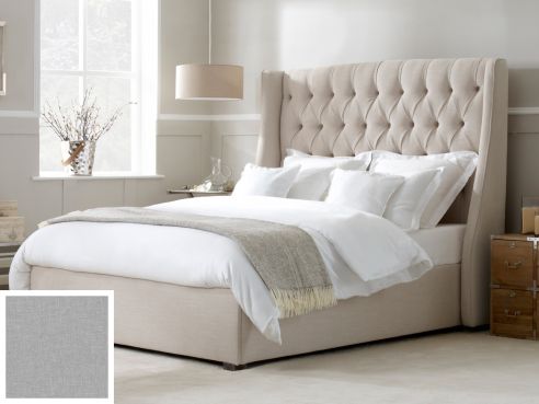 Austen King Bed - Bracken Driftwood